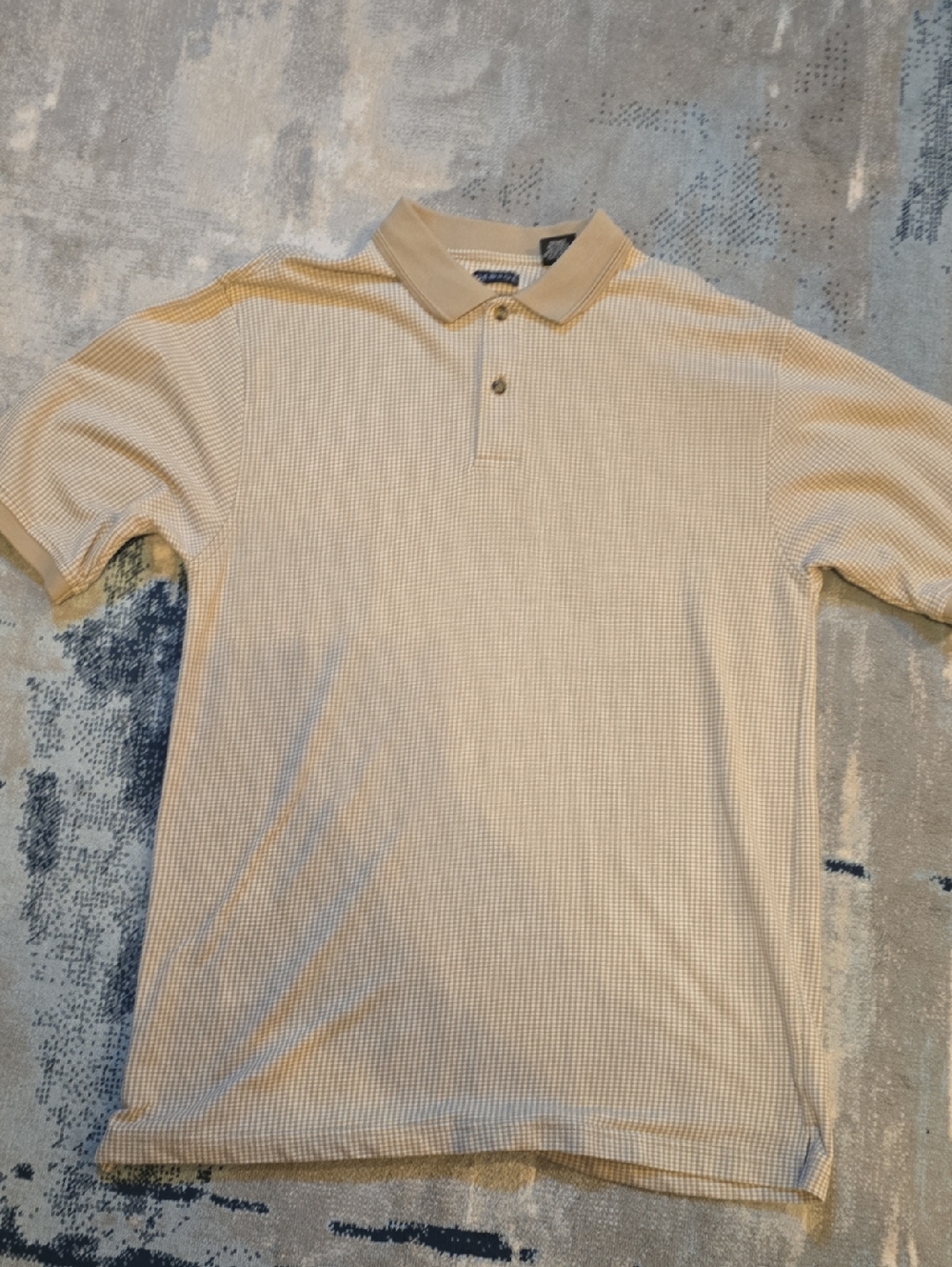Classic Beige Short-Sleeve Polo Shirt